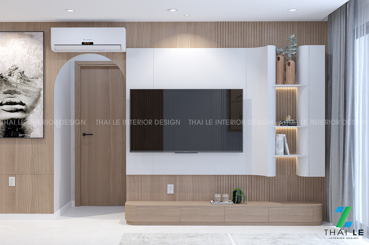 Tủ tivi The Opus One hiện đại TTV004